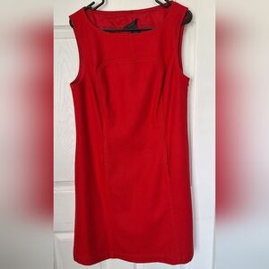 The Limited Red Wool Shift Dress Size 14